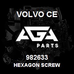 982633 Volvo CE HEXAGON SCREW | AGA Parts