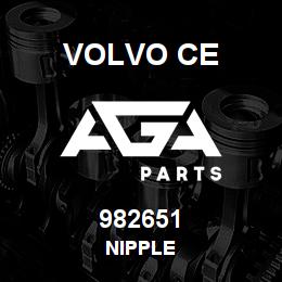 982651 Volvo CE NIPPLE | AGA Parts