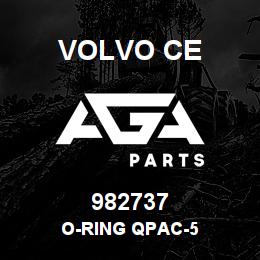 982737 Volvo CE O-RING QPAC-5 | AGA Parts