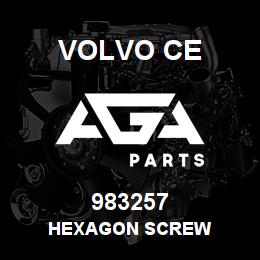 983257 Volvo CE HEXAGON SCREW | AGA Parts