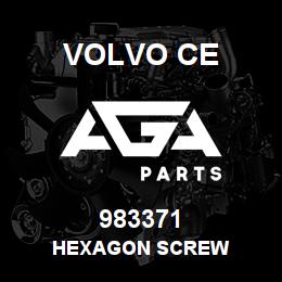 983371 Volvo CE HEXAGON SCREW | AGA Parts