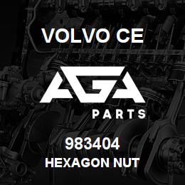 983404 Volvo CE HEXAGON NUT | AGA Parts