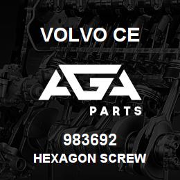 983692 Volvo CE HEXAGON SCREW | AGA Parts