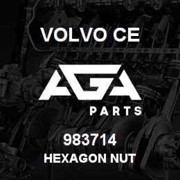 983714 Volvo CE HEXAGON NUT | AGA Parts