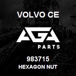 983715 Volvo CE HEXAGON NUT | AGA Parts