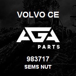 983717 Volvo CE SEMS NUT | AGA Parts