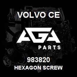 983820 Volvo CE HEXAGON SCREW | AGA Parts