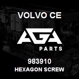 983910 Volvo CE HEXAGON SCREW | AGA Parts