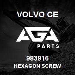 983916 Volvo CE HEXAGON SCREW | AGA Parts