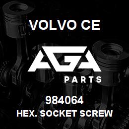 984064 Volvo CE HEX. SOCKET SCREW | AGA Parts