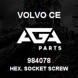984078 Volvo CE HEX. SOCKET SCREW | AGA Parts