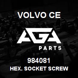 984081 Volvo CE HEX. SOCKET SCREW | AGA Parts