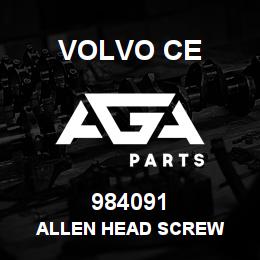 984091 Volvo CE ALLEN HEAD SCREW | AGA Parts