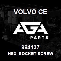 984137 Volvo CE HEX. SOCKET SCREW | AGA Parts