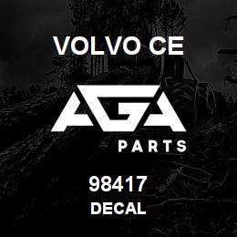 98417 Volvo CE DECAL | AGA Parts
