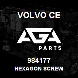 984177 Volvo CE HEXAGON SCREW | AGA Parts