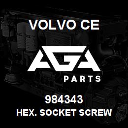 984343 Volvo CE HEX. SOCKET SCREW | AGA Parts