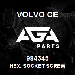 984345 Volvo CE HEX. SOCKET SCREW | AGA Parts