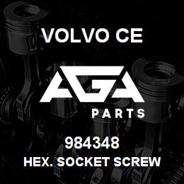 984348 Volvo CE HEX. SOCKET SCREW | AGA Parts