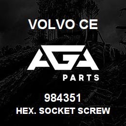 984351 Volvo CE HEX. SOCKET SCREW | AGA Parts