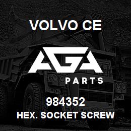 984352 Volvo CE HEX. SOCKET SCREW | AGA Parts