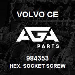 984353 Volvo CE HEX. SOCKET SCREW | AGA Parts