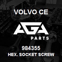 984355 Volvo CE HEX. SOCKET SCREW | AGA Parts