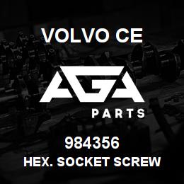 984356 Volvo CE HEX. SOCKET SCREW | AGA Parts