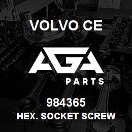 984365 Volvo CE HEX. SOCKET SCREW | AGA Parts