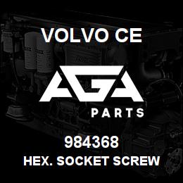 984368 Volvo CE HEX. SOCKET SCREW | AGA Parts