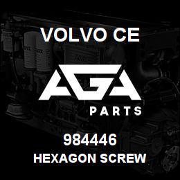 984446 Volvo CE HEXAGON SCREW | AGA Parts