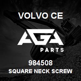 984508 Volvo CE SQUARE NECK SCREW | AGA Parts