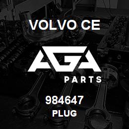 984647 Volvo CE PLUG | AGA Parts