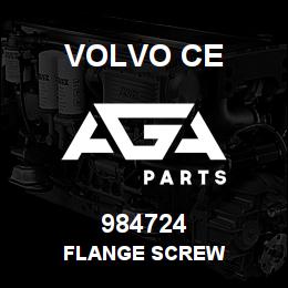 984724 Volvo CE FLANGE SCREW | AGA Parts