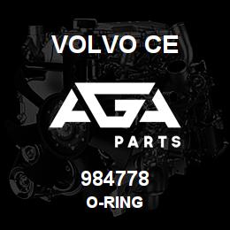 984778 Volvo CE O-RING | AGA Parts