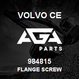984815 Volvo CE FLANGE SCREW | AGA Parts
