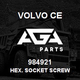 984921 Volvo CE HEX. SOCKET SCREW | AGA Parts