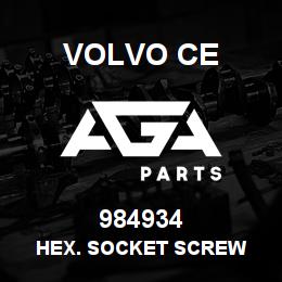 984934 Volvo CE HEX. SOCKET SCREW | AGA Parts