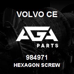 984971 Volvo CE HEXAGON SCREW | AGA Parts