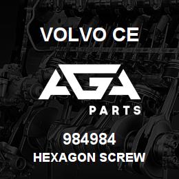 984984 Volvo CE HEXAGON SCREW | AGA Parts
