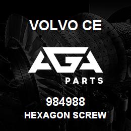 984988 Volvo CE HEXAGON SCREW | AGA Parts