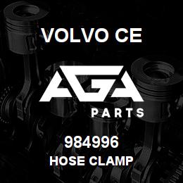 984996 Volvo CE HOSE CLAMP | AGA Parts