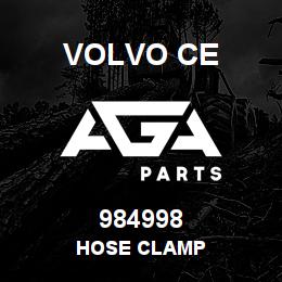 984998 Volvo CE HOSE CLAMP | AGA Parts