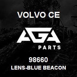 98660 Volvo CE LENS-BLUE BEACON | AGA Parts