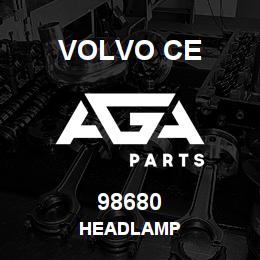 98680 Volvo CE HEADLAMP | AGA Parts