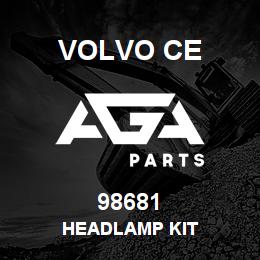 98681 Volvo CE HEADLAMP KIT | AGA Parts
