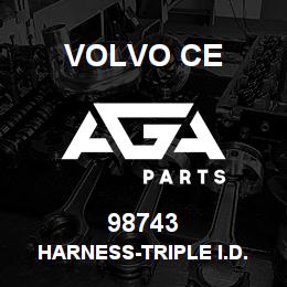 98743 Volvo CE HARNESS-TRIPLE I.D. LIGHT | AGA Parts