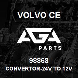 98868 Volvo CE CONVERTOR-24V TO 12V-60AM | AGA Parts