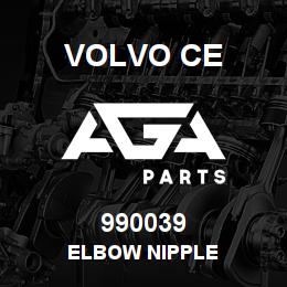 990039 Volvo CE ELBOW NIPPLE | AGA Parts