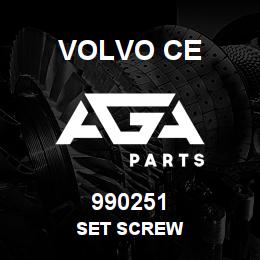 990251 Volvo CE SET SCREW | AGA Parts